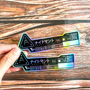 Autocollants découpés en <span class=keywords><strong>vinyle</strong></span> holographique de haute qualité, impression de logo de marque personnalisée, autocollants holographiques adhésifs imperméables - Product Image 6