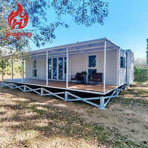 Mở rộng <span class=keywords><strong>container</strong></span> nhà 20 40 ft prefab di động Tiny nhà có thể gập lại di chuyển đúc sẵn 2 3 4 phòng ngủ với sân thượng sunroom - Product Image 1