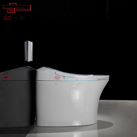 Européenne compostage ronde toilette intelligente