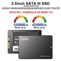 الجملة رخيصة السعر 2.5 64GB 120GB 128GB 240GB 256GB 480GB 512GB 1 تيرا بايت 2 تيرا بايت SATA3 SSD الصلبة الدولة قرص صلب محركات الأقراص الصلبة ل PC
