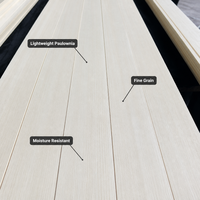 Offre Spéciale : Planche de tiroir en bois massif de Paulownia, avec revêtement UV, jointée par queue de pie, anti-éclatement, taille personnalisée, pour armoire de cuisine d'hôtel