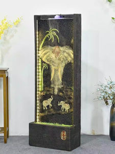 <span class=keywords><strong>D</strong></span>écoration murale moderne en forme de cascade, fontaine zen <span class=keywords><strong>d</strong></span>'intérieur avec système de recirculation <span class=keywords><strong>d</strong></span>'<span class=keywords><strong>eau</strong></span>, pompe silencieuse, pour la maison, <span class=keywords><strong>le</strong></span> bureau et <span class=keywords><strong>le</strong></span> jardin - Product Image 5