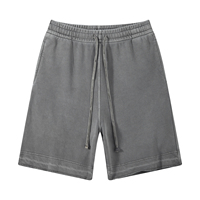 HOMMES CASUAL LOUNGE WEAR ESSENTIEL SWEAT SHORTS LONG CORDON DOUX COTON UNI POLAIRE SHORTS 380g Vintage Shorts Acid Washed