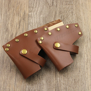 Camping axe protective cover, <b>fire</b> axe, outdoor mountain-cutting axe, logging axe leather case, portable outdoor axe cover - Product Image 3