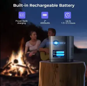 3D 4K Mini 1080P WIFI Smart LED DLP Android Mobile Home Theater portatile Video proiettore tascabile con batteria