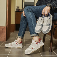 Grandes Chaussures Homme, Baskets de Sport à Coussin d'Air Résistantes à l'Usure, Chaussures de Course et de Basketball Montantes, Baskets Designer Élastiques, Marque Célèbre