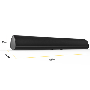 Barra de Sonido Bluetooth Ultra Delgada y Desmontable para TV, Altavoz Inalámbrico de 37 Pulgadas con Subwoofer Integrado y Entrada Óptica para TV LED - Product Image 1