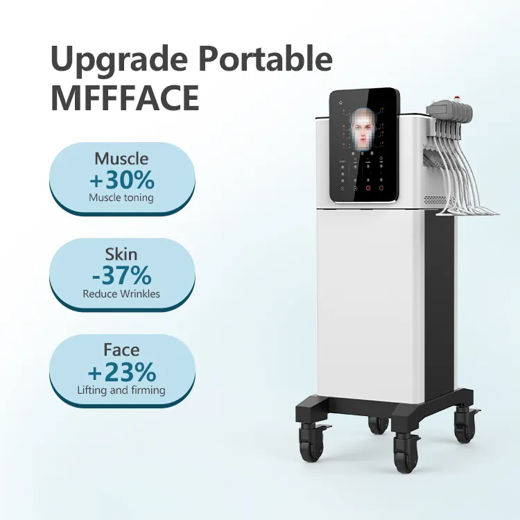 BECO MFFFACE 3 IN 1 HILFES EMT PCRF PEface kas stimülatörü Anti-aging kırışıklık kaldırma güzellik makinesi