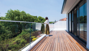 Barandilla <span class=keywords><strong>de</strong></span> vidrio templado Greensee <span class=keywords><strong>para</strong></span> pasillos, pasillos, terrazas - Product Image 5