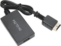 Convertidor de Audio y Video de PS2 a HD, Cable Adaptador PAL NTSC SECAM HD 1080P Macho a Hembra para Juegos de PS1/2/3, HDTV, PC