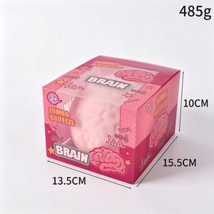 Extra Large Brain TPR Stress-Relieving <b>Fidget</b> Squishy <b>Toy</b> Slow Rebound Soft Squeeze Brain Stress Relief Fun - Product Image 3