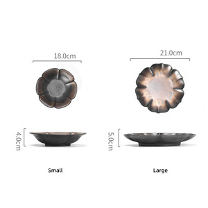 จานอาหารเซรามิกสไตล์ญี่ปุ่นย้อนยุคแบบตะวันตก สำหรับเสิร์ฟพาสต้าและสเต็ก จานอาหารค่ำ ของใช้ในครัวเรือนยอดนิยม - Product Image 6