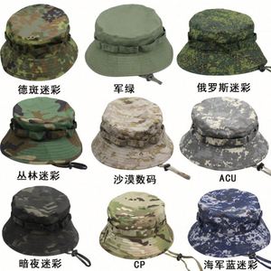 Chapeau Bob Personnalisé à Bord Étroit Camouflé Noir, Protection Solaire, Idéal pour l'Été, le Safari et la Pêche – Vente en Gros Usine - Product Image 3