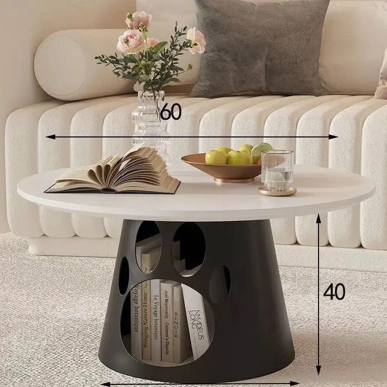 Base en acier au carbone épaissi noir charbon (trou pour animaux de compagnie)