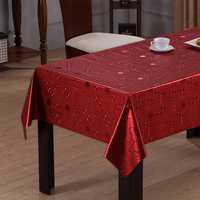 Nappe en PVC géométrique verte RNPT avec support tissé, imperméable, nettoyable, finition métallique pour table de cuisine