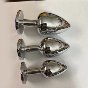 Metal Anal <b>for</b> Women <b>Men</b> Anal Butt Plugs Crystal Jewelry Booty Beads Anal Dilator SEX <b>Toys</b> - Product Image 4