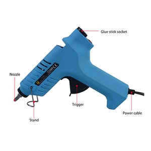 <span class=keywords><strong>Pistolet</strong></span> <span class=keywords><strong>à</strong></span> <span class=keywords><strong>colle</strong></span> thermofusible bleu pleine grandeur filaire au <span class=keywords><strong>meilleur</strong></span> prix de vente pour le bricolage - Product Image 5