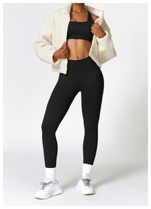 Sujetador deportivo Sexy a prueba de golpes con cuello profundo y espalda cruzada de secado rápido para Niñas para entrenar correr de alta elasticidad - Product Image 4