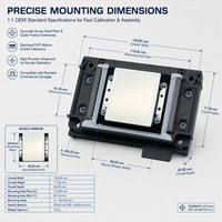 Tête d'impression XP600 DX11, tête d'impression haute précision pour imprimante jet d'encre grand format Eco Solvent UV DTF, pièces de rechange