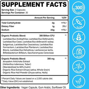 Cápsulas Probióticas de Suplemento Dietético de Marca Privada OEM ODM Aladdin para la Salud Intestinal - Product Image 4