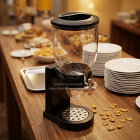 Distributeur d'aliments secs pour la cuisine Récipient à céréales en plastique PS Distributeur de noix de riz Distributeur de bonbons de comptoir pour collations