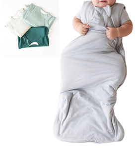Personnalisé printemps <span class=keywords><strong>hiver</strong></span> sans manches bébé nouveau-né bio 0.5 <span class=keywords><strong>tog</strong></span> 1.0 <span class=keywords><strong>tog</strong></span> 2.5 <span class=keywords><strong>tog</strong></span> bambou bébé sac de couchage coton bébé sac de couchage - Product Image 6