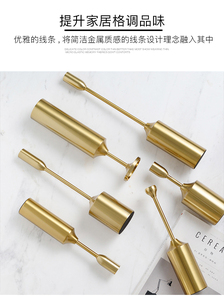 6pcs One Set Plating <strong>Gold</strong> <strong>Candle</strong> Holder Decorative Table Centerpiece Modern <strong>Candle</strong> <strong>Stick</strong> for Decoration - Product Image 3