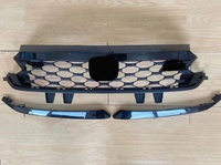 Kit de carrosserie de calandre supérieure noire en plastique ABS en gros d'usine pour Honda City 2023 2024