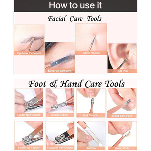 Juego de Herramientas de pedicura, 16 unidades - Product Image 3