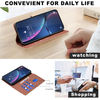 Nouvelle fente pour carte portefeuille en cuir PU étui de téléphone pour Xiaomi Poco X3 M3 C31 F3 pour Redmi Note 9 10 Pro Max 10X K40 10T 11 Pro