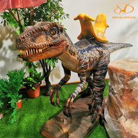 Tour réaliste animatronique de dinosaure de taille réelle pour le parc d'attractions
