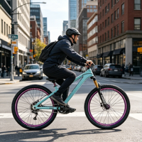 Vélo de montagne en aluminium de 26 pouces avec une seule vitesse et amortissement pour le dirt jump freestyle