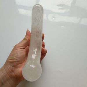 Massaggiatore per il corpo in cristallo di quarzo trasparente con pietra preziosa 7 pollici G - Product Image 3