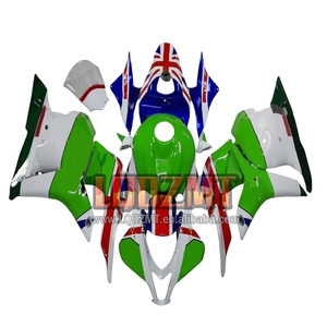 การฉีดสำหรับฮอนด้า CBR600RR CBR 600RR <span class=keywords><strong>600</strong></span> CC สีเขียวขาว R F5 09 10 11 12 96LQ.0 CBR600 <span class=keywords><strong>RR</strong></span> 600CC <span class=keywords><strong>2009</strong></span> 2010 2011แฟริ่ง2012 - Product Image 1