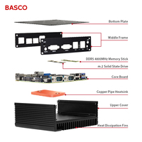 Mini PC Intel N97 DDR4 con Windows 10/11, Pantalla HD VESA, Compacto, Firewall PfSense, Sin Ventilador, Industrial, para Negocios