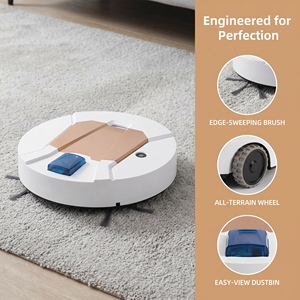Aspirateur robot intelligent automatique, ultra-fin, silencieux, balayeuse de sol, rechargeable par USB, nettoyeur de poussière domestique - Product Image 4