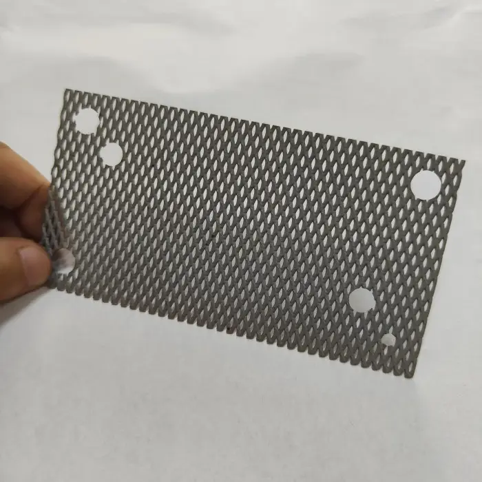 Titanium electrode mesh for alkaline water ionizer