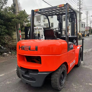 Wholesale Price Original Japanese Diesel Engine <b>Used</b> HELI Counterbalance Forklift 5 Ton Heavy Duty 1220mm Fork Length 6 Months - Product Image 1