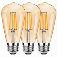 Ampoule à LED Edison Lampe à bougie LED E27 E14 2W 4W 6W 8W Verre G45 A60 C35 G80 G90 T120