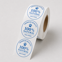 Étiquettes d'emballage en vinyle fiables, résistantes à l'humidité et adaptées au congélateur, avec dorure à chaud, pour contenants alimentaires congelés et sacs de stockage frigorifique