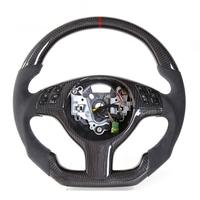   Volant en fibre de carbone haut de gamme, sport, à fond plat, remplacement amélioré pour la plupart des modèles, performance et luxe