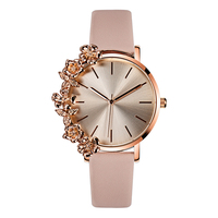 Jam Tangan Wanita, Warna-warni Penjualan Terbaik Bentuk Bunga Dial Plate Dipersonalisasi Kreatif Jam Tangan Wanita Quartz Perhiasan Gelang Jam Tangan