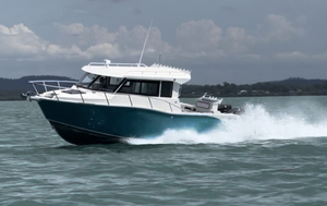 Bateau de pêche en aluminium soudé <span class=keywords><strong>Gospel</strong></span> Offshore 9,6 m, bateau de sport fluvial, yacht de tourisme, bateau de luxe, bateau rapide avec cabine - Product Image 2