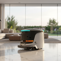 Nouveau Robot de Nettoyage de Sols Commercial 2026 Clean B100 6-en-1 : Balayage, Frottement, Aspiration, Nettoyage de la Poussière, Désinfection, Auto-Nettoyage, Contrôle par Application, Automatique