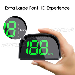 Car GPS HUD Digital Speedometer Display Green <b>Light</b> <b>Plug</b> and Play Big Font Car Electronics Accessories for All Cars - Product Image 4