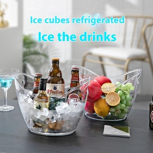 Rõ Ràng Acrylic 4 Lít 8 Lít Nhựa Rượu Vang Xô Xô Đá Hoàn Hảo Cho Rượu Vang Rượu Sâm Banh Hoặc Bia Chai - Product Image 6