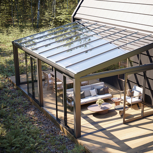 Verrière en aluminium au design moderne, <span class=keywords><strong>Solarium</strong></span>, Porche fermé, Jardin d'hiver quatre saisons, Villas d'été - Product Image 2