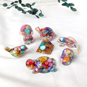 เปลือกหอยหลากสีสำหรับตกแต่งเรซิ่น ของตกแต่งโต๊ะทำงาน ตกแต่งตู้ปลา ของตกแต่งรถยนต์ ของตกแต่งบ้าน งานฝีมือประดับตกแต่ง - Product Image 2