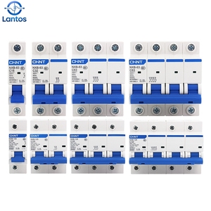 Interruttore Automatico Miniaturizzato CHINT NXB-63 C3A 1P 2P <span class=keywords><strong>3P</strong></span> 4P C16A C32A 50A 63A 6kA AC con Controllo Manuale On/Off - Product Image 1