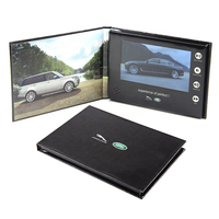 Coffrets cadeaux d'entreprise personnalisés avec logo, écran LCD, carte promotionnelle, brochure vidéo, nouveau style, brochure publicitaire pour voiture, papier promotionnel pour entreprises, Europe